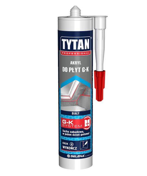 Akryl do płyt GKB biały Tytan 280ml