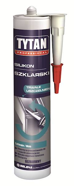 Silikon szklarski i do akwarium TYTAN bezbar.280ml
