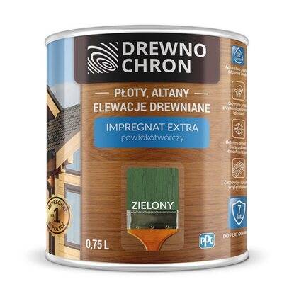 Impregnat do drew.Drewnochron Extra Zielony 0,75L