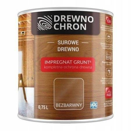 Impregnat gruntujący Drewnochron bezbarwny 0,75L