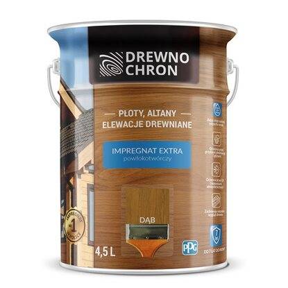 Impregnat do drew.Drewnochron Extra Dąb 4,5L