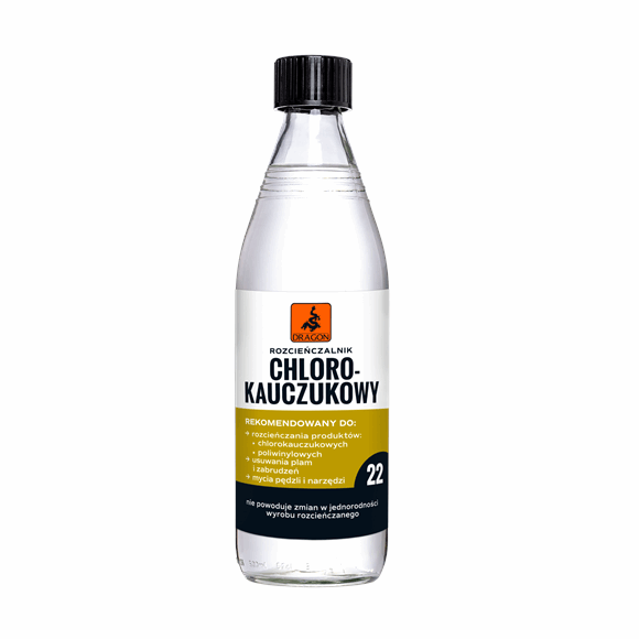 DRAGON Rozcieńczalnik chlorokauczuk.0,5L but.szk