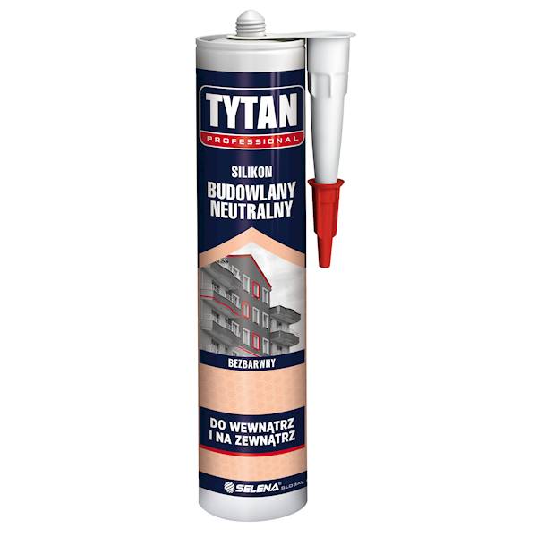 Silikon budowlany TYTAN bezbarwny 280ml