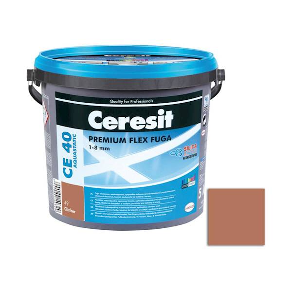 Fuga elastyczna Ceresit CE40 Aquast. Clinker 5kg