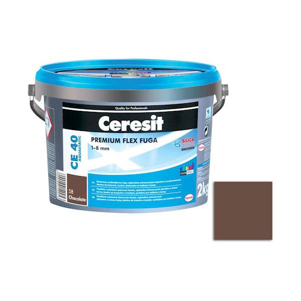 Fuga elastyczna Ceresit CE40 Aquast. Chocolate 2kg