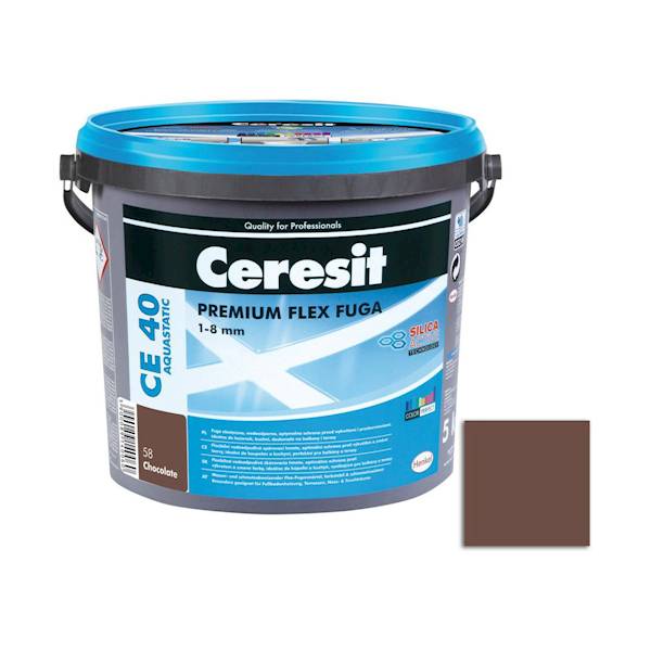 Fuga elastyczna Ceresit CE40 Aquast. Chocolate 5kg