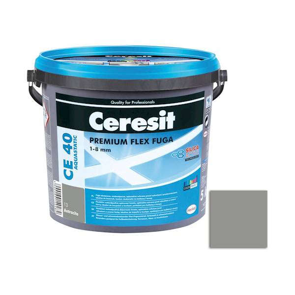 Fuga elastyczna Ceresit CE40 Aquast. Antracite 5kg