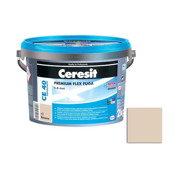 Fuga elastyczna Ceresit CE40 Aquast. Bahama 2kg