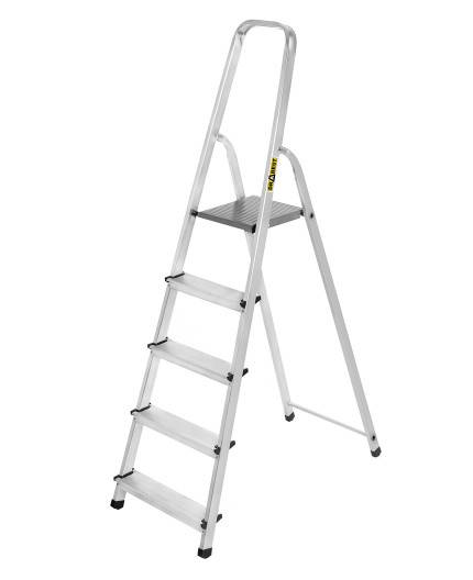 Drabina aluminiowa dom.Drabest 4+1st.97/168/297cm