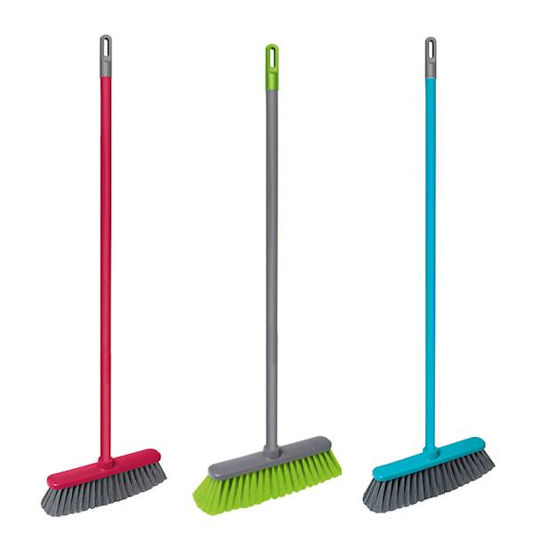 Szczotka do zamiatania PCV York z trzonkiem