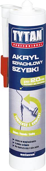 Akryl szpachlowy szybki biały Tytan 280ml