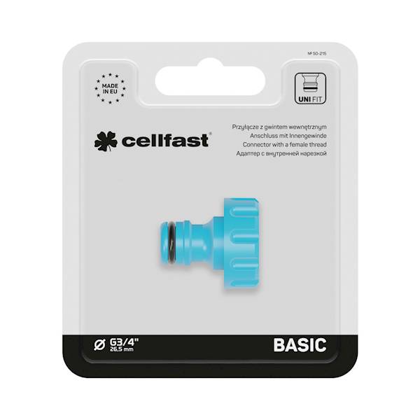 CellFast Końcówka przył.na kran gw.wew.3/4" 50-215