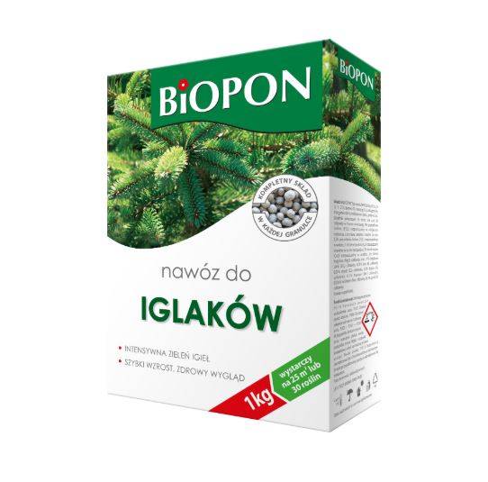 Biopon Nawóz do iglaków 1kg granulat