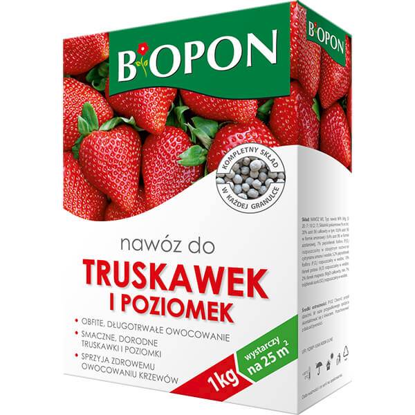 Biopon Nawóz do truskawek i poziomek 1kg granulat