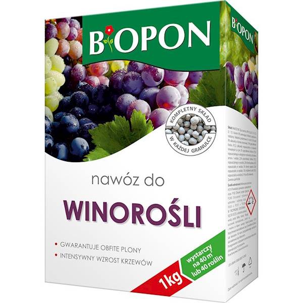 Biopon Nawóz do winorośli 1kg granulat