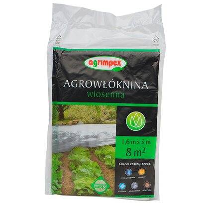 Agrowłóknina wiosenna 1,6x5m biała Agrimpex