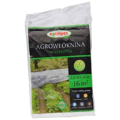 Agrowłóknina wiosenna 1,6x10m biała Agrimpex