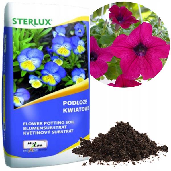 Ziemia do kwiatów Hollas Sterlux 10L