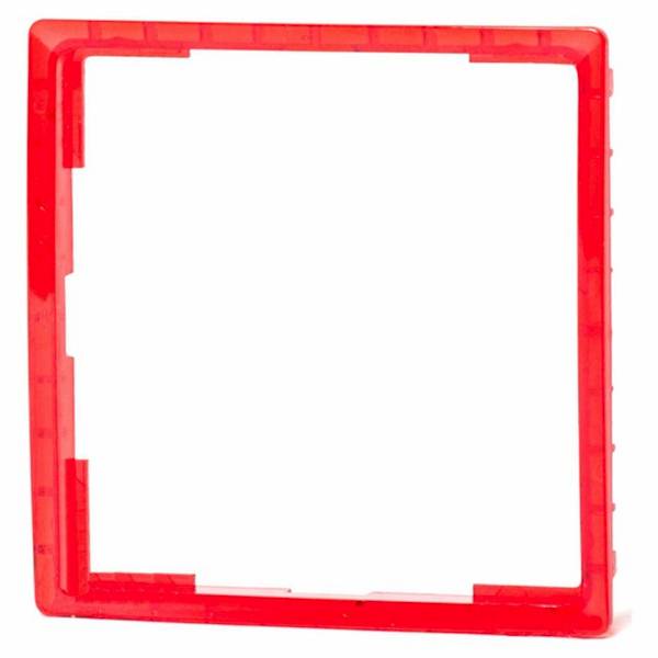 ROSA Pierścień ozdobny gniazda czerwony