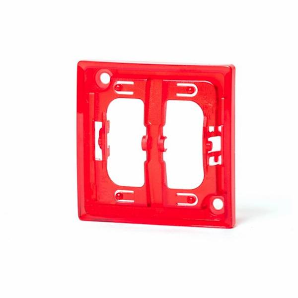 ROSA Pierścień ozdobny mocujący do łączn. czerwony