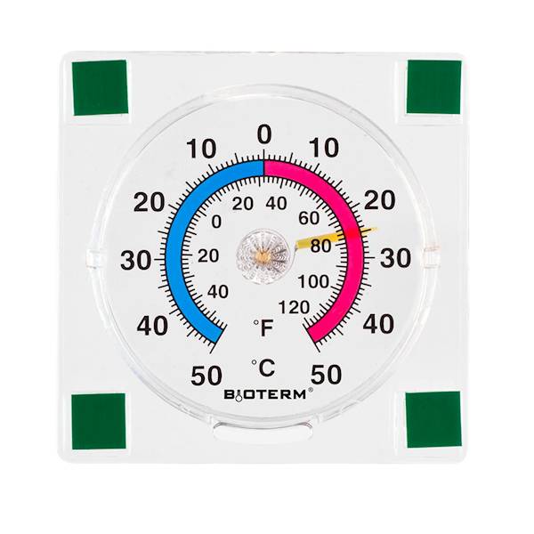Termometr zewn.Bioterm kwadr.przykl.25000 bezbarw.