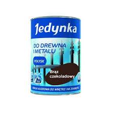 Emalia alkidowa Jedynka połysk brązowa czek. 0,9L