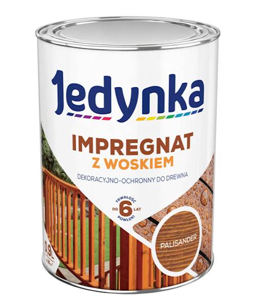Impregnat do drew. Jedynka z wosk. palisander 0,9L