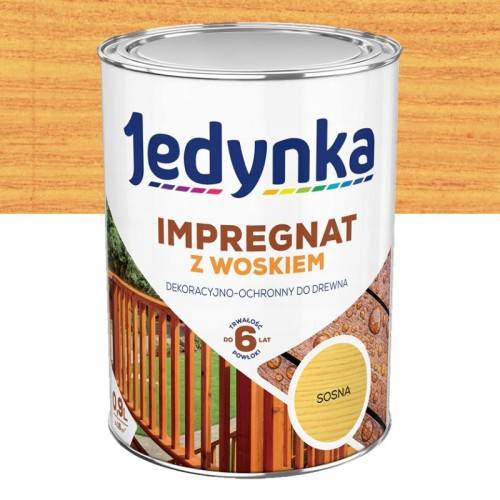 Impregnat do drew. Jedynka z wosk. sosna 0,9L