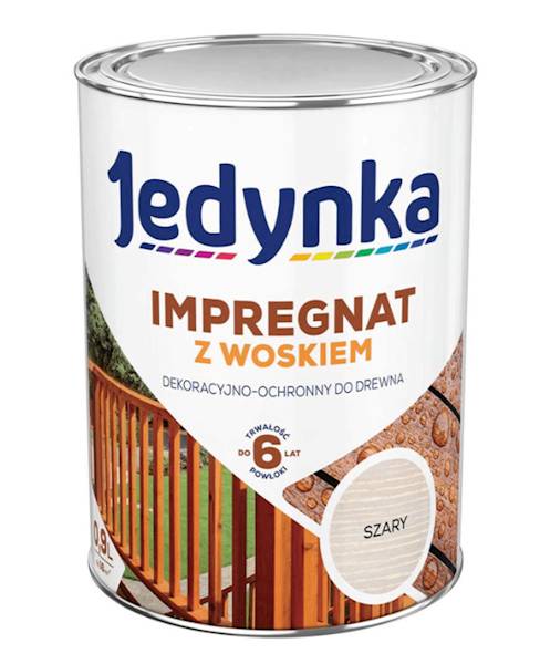 Impregnat do drew. Jedynka z wosk. szary 0,9L