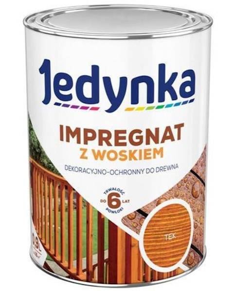 Impregnat do drew. Jedynka z wosk. teak 0,9L