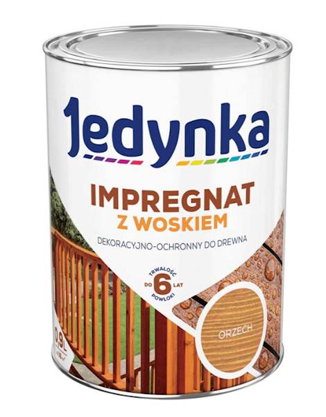 Impregnat do drew. Jedynka z wosk. orzech 0,9L
