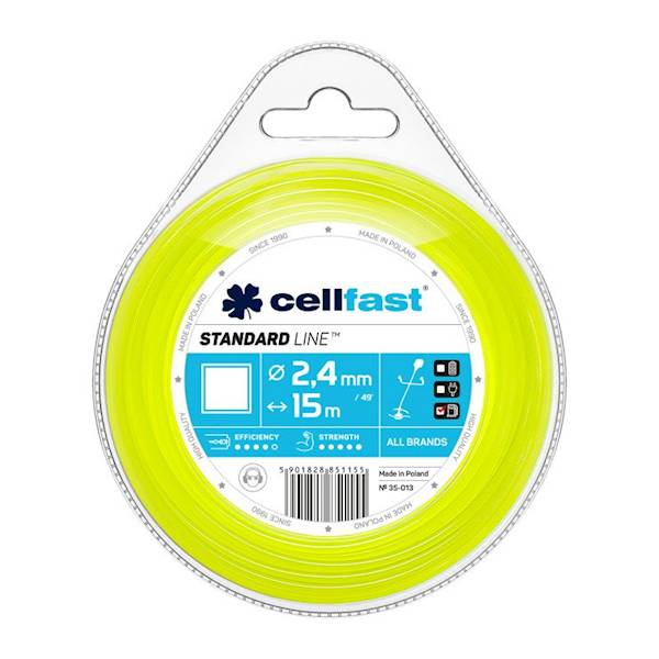 CellFast Żyłka do wykaszarki kwadrat 2,4mm