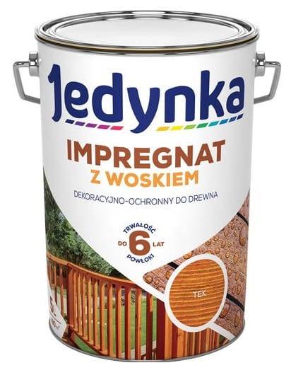 Impregnat do drew. Jedynka z wosk. teak 5L