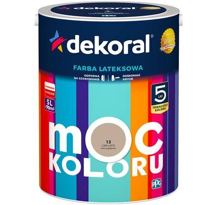 Emulsja Dekoral Moc Koloru cafe latte 5L
