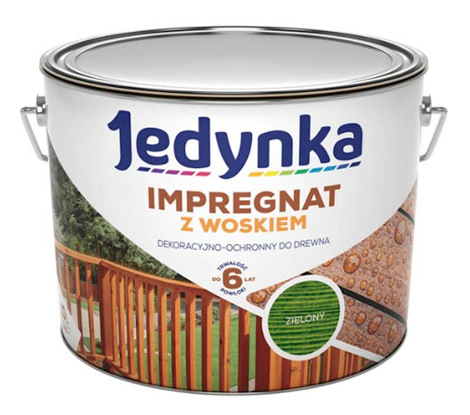 Impregnat do drew. Jedynka z wosk. zielony 2,5L
