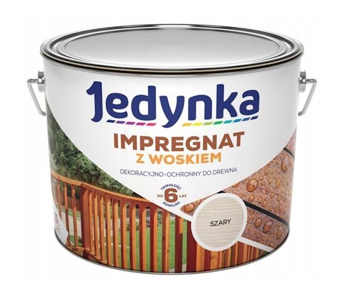 Impregnat do drew. Jedynka z wosk. szary 2,5L