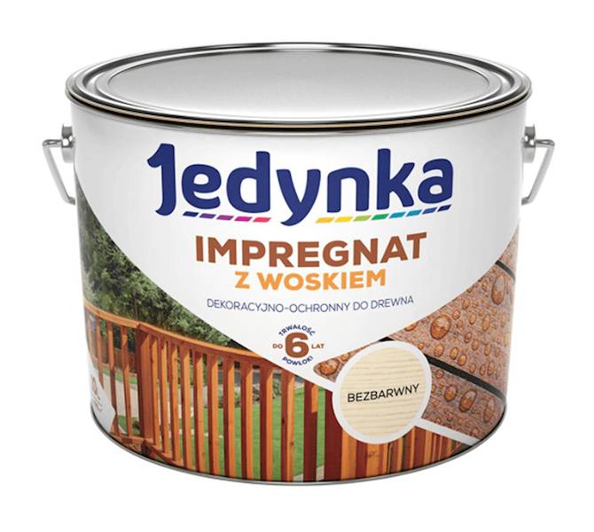 Impregnat do drew. Jedynka z wosk. bezbarwny 2,5L