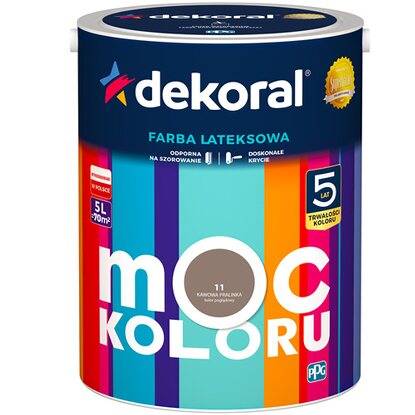 Emulsja Dekoral Moc Koloru kawowa pralinka 5L