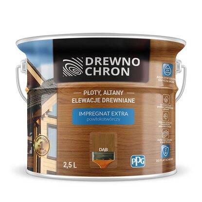 Impregnat do drew.Drewnochron Extra Dąb 2,5L