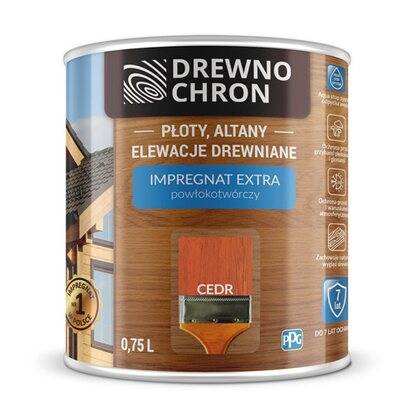 Impregnat do drew.Drewnochron Extra cedr 0,75L