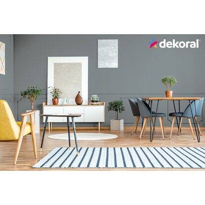 Emulsja Dekoral Moc Koloru srebrzysta szarość 5L