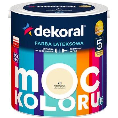 Emulsja Dekoral Moc Koloru migdałowy 2,5L