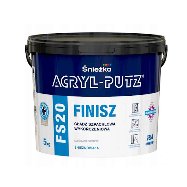 Gładź szpachl.Śnieżka Acryl Putz Finisz FS20 5kg