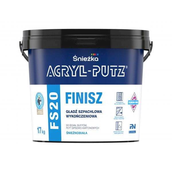 Gładź szpachl.Śnieżka Acryl Putz Finisz FS20 17kg