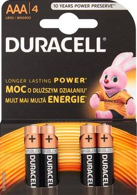 Bateria alkaliczna Duracell LR-03 AAA blist.4szt