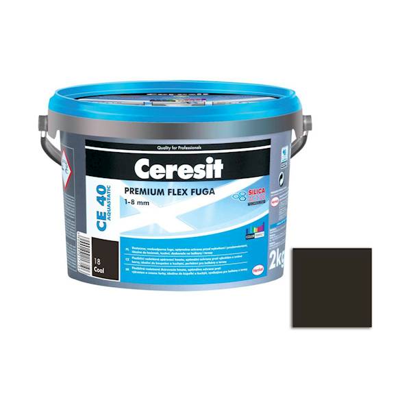 Fuga elastyczna Ceresit CE40 Aquast. Coal 2kg