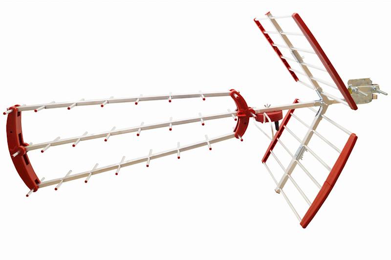 Antena do TV naziemnej trójramienna DPM HN62