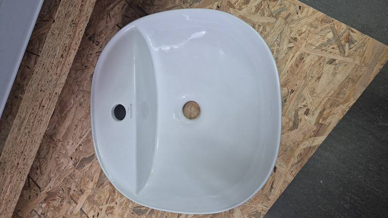 Umywalka nablatowa Invena Pejto owalna 40x40cm otw