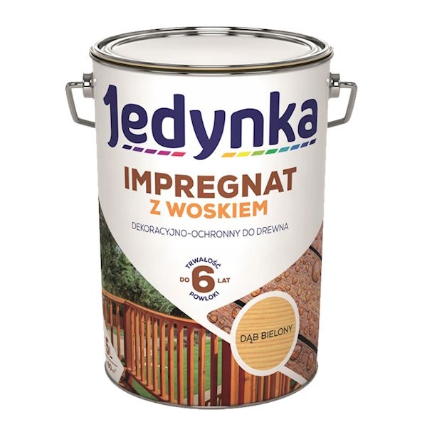 Impregnat do drew. Jedynka z wosk. dąb biel.5L