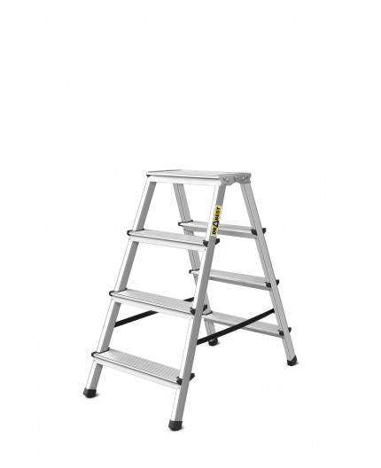 Drabina alum.dwustron.Drabest 2x4 szcz.0,82/2,82m